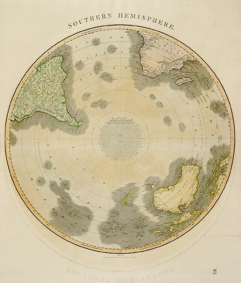 1-World, Southern Hemisphere, Polar Maps, Australia & Oceania, Oceania and New Zealand Map By