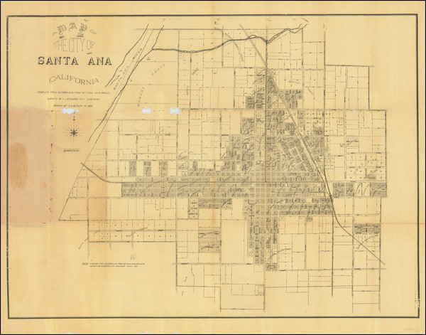 9-Other California Cities Map By Southern Pacific Railroad Company