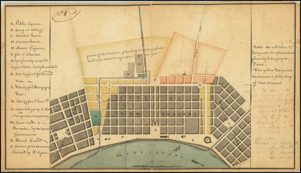 67-Louisiana Map By Jacques Tanesse