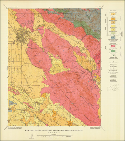 92-California Map By U.S. Geological Survey