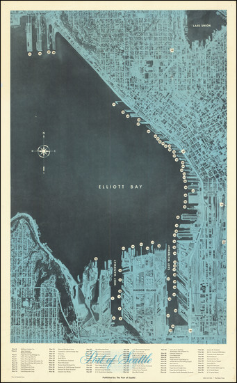 70-Washington Map By The Deers Press