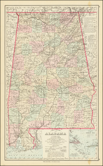 3-Alabama Map By O.W. Gray