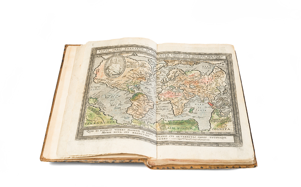 57-World and Atlases Map By Matthias Quad  &  Johann Bussemachaer