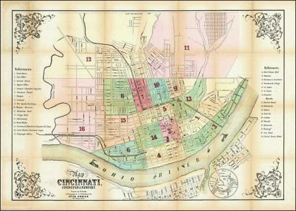 5-Ohio Map By B. Oertly