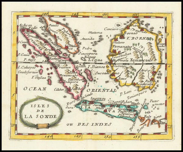 15-Singapore, Indonesia and Malaysia Map By Pierre Du Val