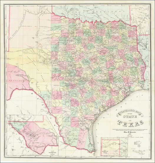 7-Texas Map By Charles Pressler