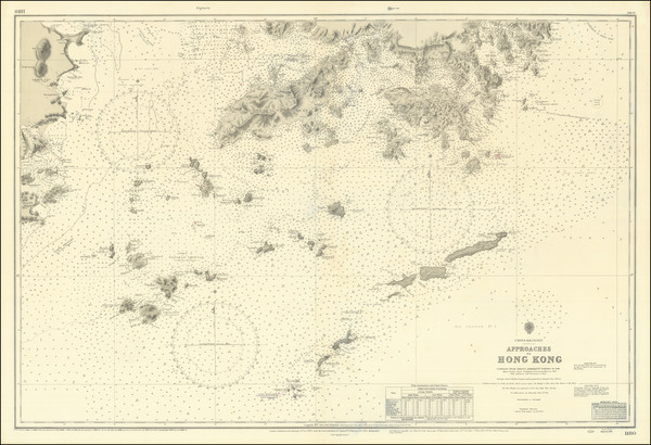 9-China and Hong Kong Map By British Admiralty