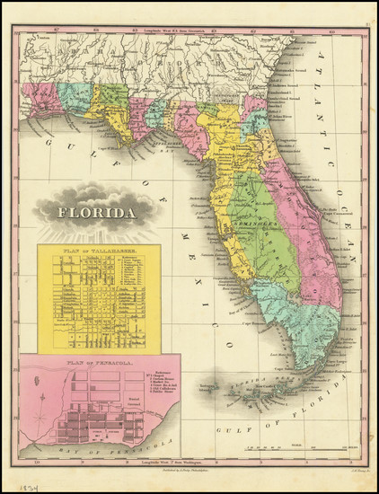 63-Florida Map By Anthony Finley