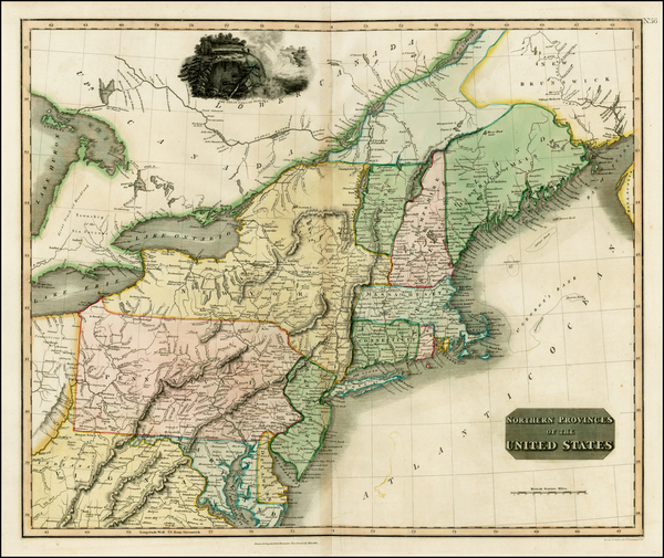 3-New England, Mid-Atlantic and Southeast Map By John Thomson