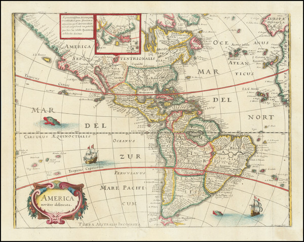 86-America Map By Matheus Merian