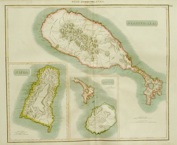 14-Caribbean Map By John Thomson