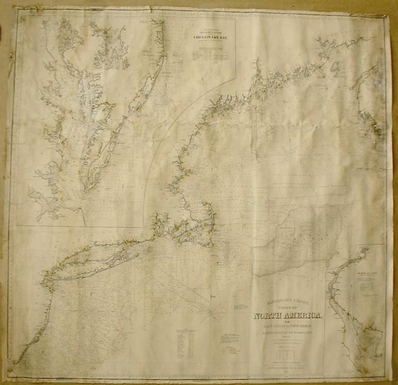 87-New England, Mid-Atlantic and Southeast Map By George Eldridge