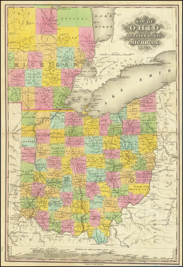 72-Ohio and Michigan Map By Anthony Finley