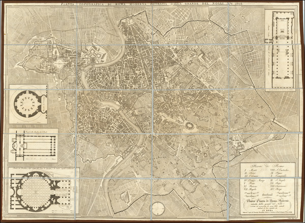 5-Rome Map By Venanzio Monaldini