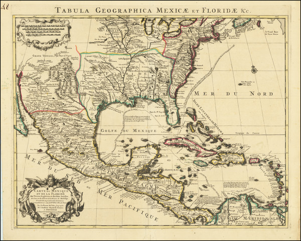 21-Southeast, Texas, Midwest, Southwest, Rocky Mountains and Mexico Map By Johannes Covens  & 