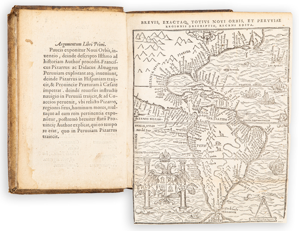 40-America and Rare Books Map By Jean Bellere / Apollonius