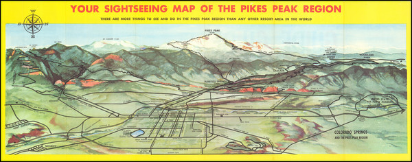 80-Colorado, Colorado and Pictorial Maps Map By Anonymous