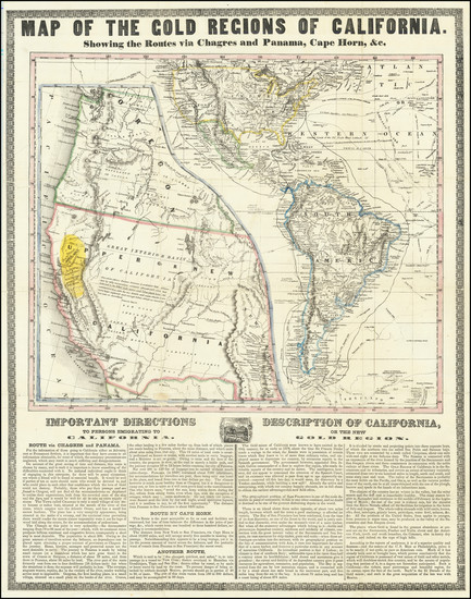 83-Arizona, Utah, Nevada, Utah and California Map By Ensign & Thayer