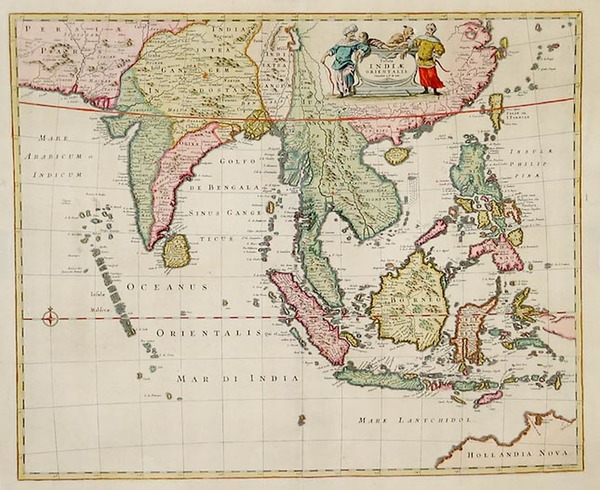 6-Asia, China, India, Southeast Asia, Australia & Oceania and Australia Map By Frederick De W