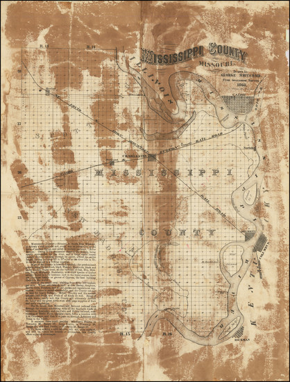 37-Missouri Map By A. McLean Lith.