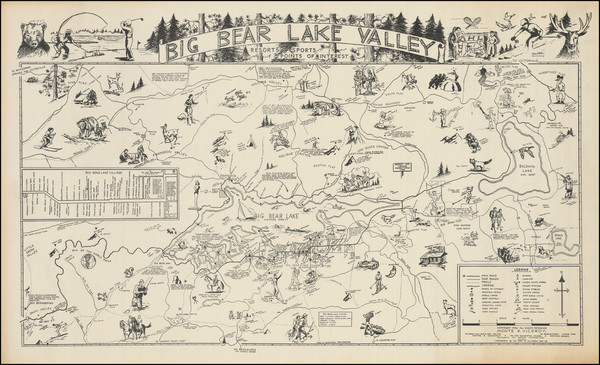 19-Pictorial Maps and California Map By Monte R. Viceroy