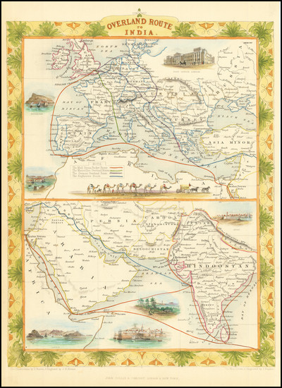 4-Europe, India, Central Asia & Caucasus, Middle East and Arabian Peninsula Map By John Talli