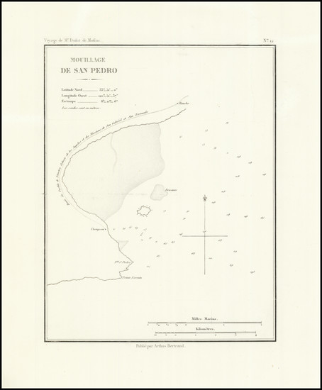 88-Los Angeles Map By Eugene Duflot De Mofras