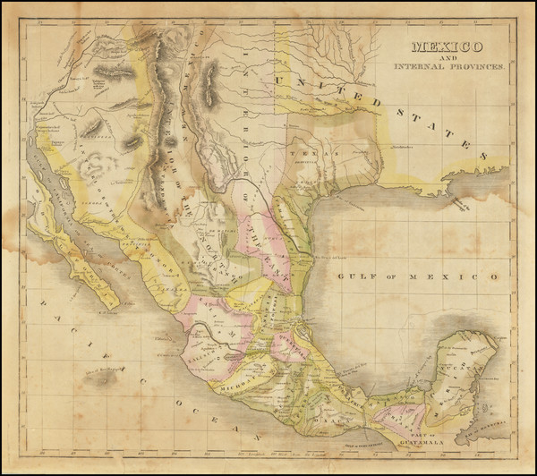 29-Texas, Southwest and Mexico Map By Anonymous