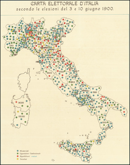 30-Italy Map By L'Illustrazione Italiana