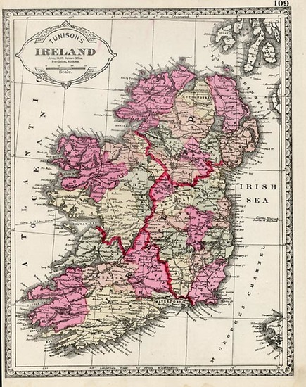 19-Europe and British Isles Map By H.C. Tunison