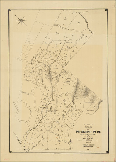 46-San Francisco & Bay Area and Other California Cities Map By George Holbrook Baker 