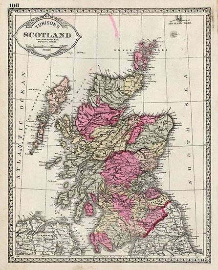 6-Europe and British Isles Map By H.C. Tunison