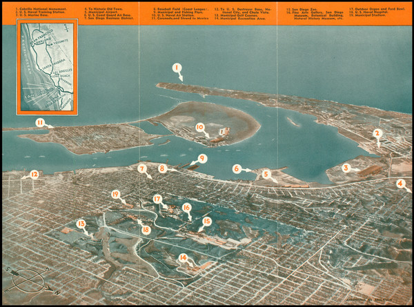 68-San Diego Map By Frye & Smith