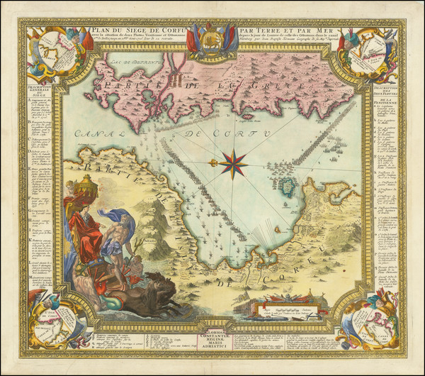 31-Greece Map By Johann Baptist Homann