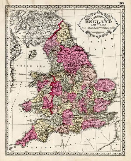 25-Europe and British Isles Map By H.C. Tunison