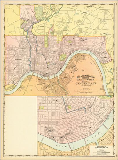 33-Ohio Map By Rand McNally & Company