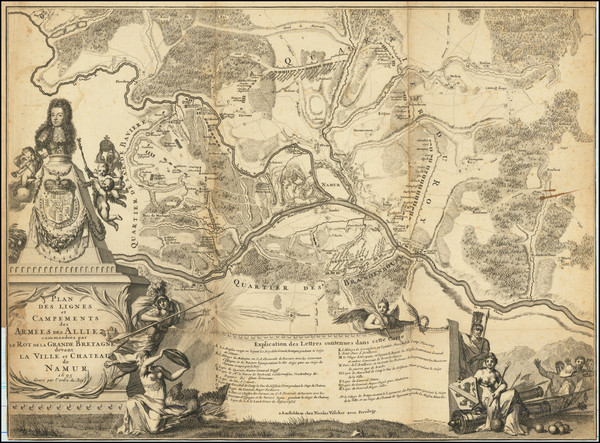 72-Belgium Map By Nicolaes Visscher II / Ottomar Elliger