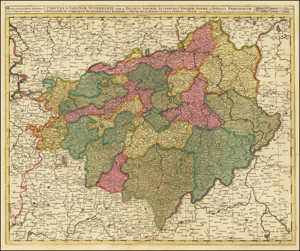 0-Mitteldeutschland Map By Gerard Valk