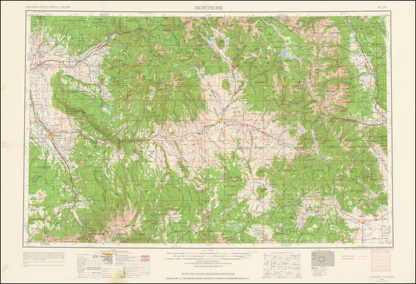 68-Colorado Map By U.S. Geological Survey