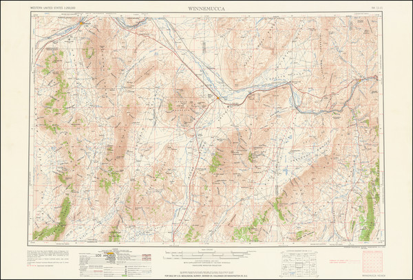 2-Nevada Map By U.S. Geological Survey