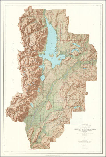 81-Wyoming Map By U.S. Geological Survey