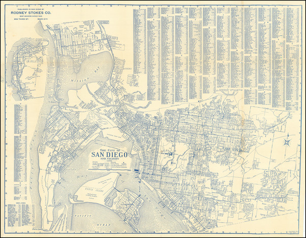 100-San Diego Map By Rodney Stokes