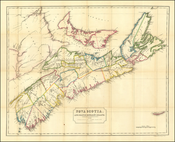 27-Eastern Canada Map By James Dawson