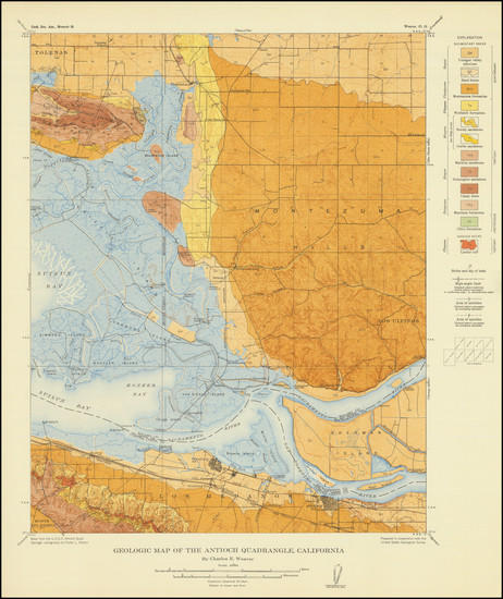 82-California Map By U.S. Geological Survey