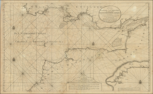 32-England and Wales Map By Johannes II Van Keulen