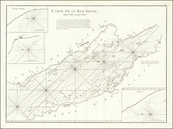 49-Holy Land, Arabian Peninsula and Egypt Map By Jean-Baptiste Nicolas Denis d'Après de Man