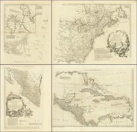 93-United States and North America Map By Richard William Seale