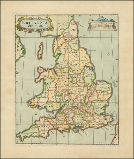 64-England Map By Robert Morden