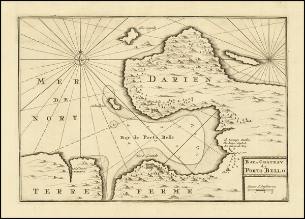 40-Central America Map By Pierre Mortier