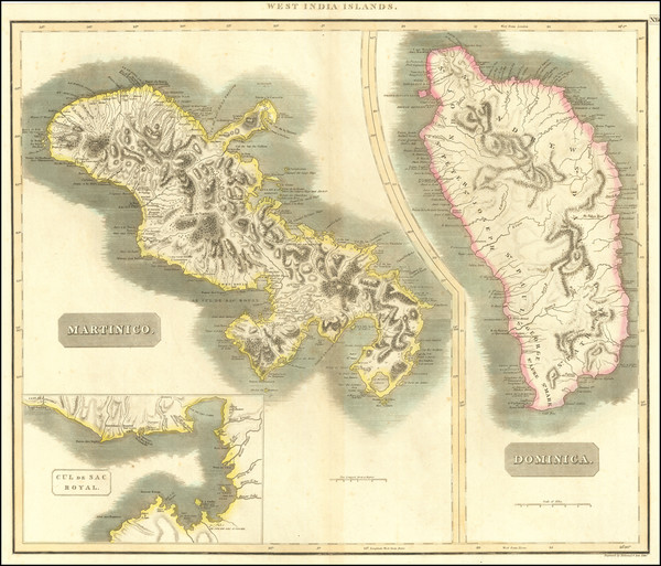 15-Other Islands and Martinique Map By John Thomson